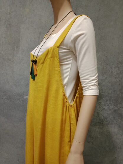 Linen Mix Wide Leg  Jumpsuit BLACK BACK SOON! - Image 20