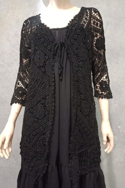 Crochet Ornate Lace Cardi - Image 11