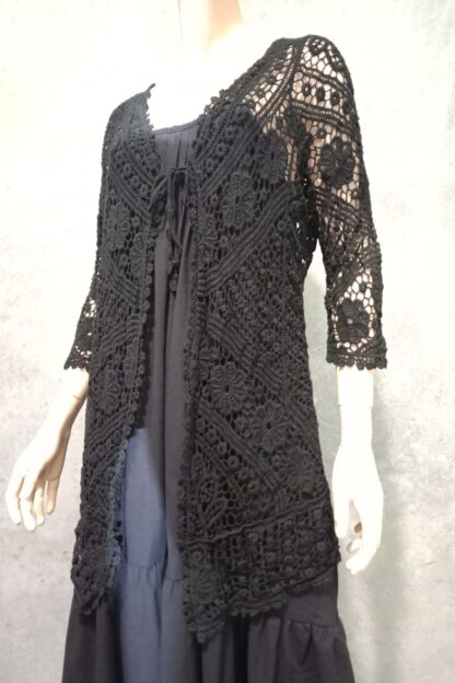 Crochet Ornate Lace Cardi - Image 12