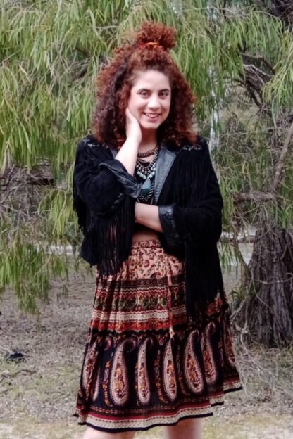 Bagru Crinkle Short Skirt - Image 7