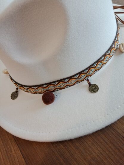 Santa Fe Western Hat w Shell Hatband BACK IN 4 COLS! - Image 10