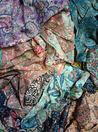 Artsilk Sari Halter Bra Top - Assorted Sari Prints LIMITED COLS - Image 12