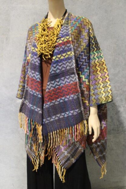 Zig Zag Missoni Look Ruana - Image 4