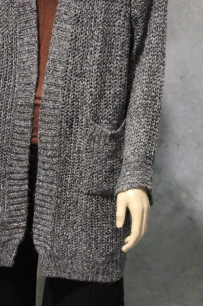 Flecked Knit Cardigan W Pockets (MEZ) - Image 6