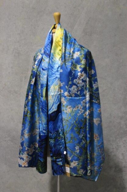 Reversible Artwork Satin Scarf (Two artworks each item) - Image 17