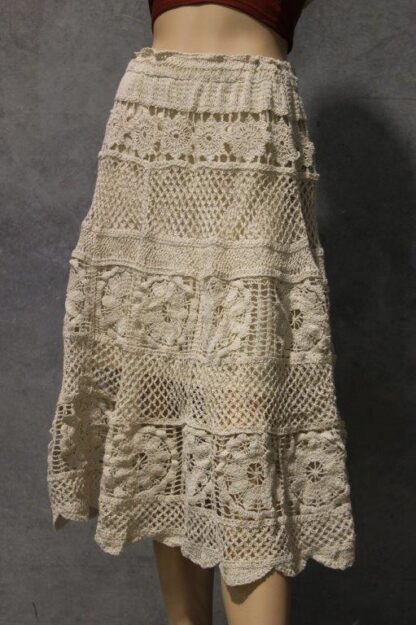 Crochet Lace Midi Skirt - Image 8
