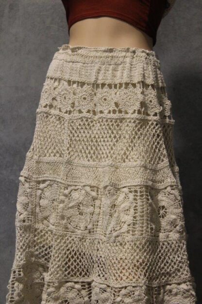 Crochet Lace Midi Skirt - Image 7