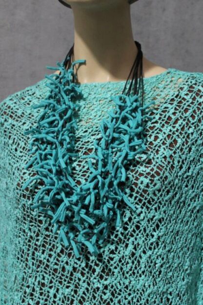 Jersey Knot Cascade Necklace