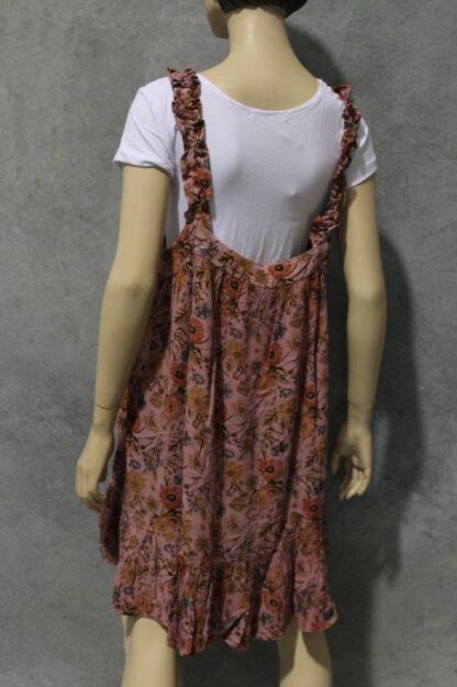Cottage Crepe Frill Flared Pinny Dress - ASSORTED PRINTS - Image 4