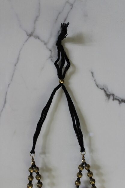 Coin and Cord 2 Strand Necklace SILVER- Hotseller! - Image 4