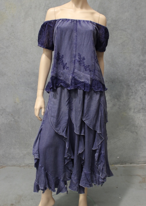 Fluted Bias Layer Ruffle Skirt NEW COLS ADDED! - Image 15