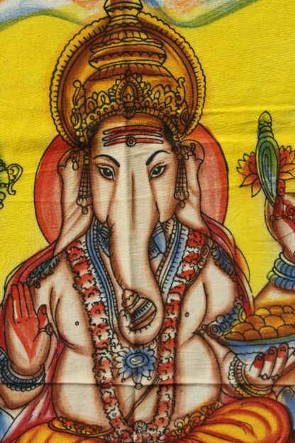 Fabric Painted Gods Poster GANESH - Image 2