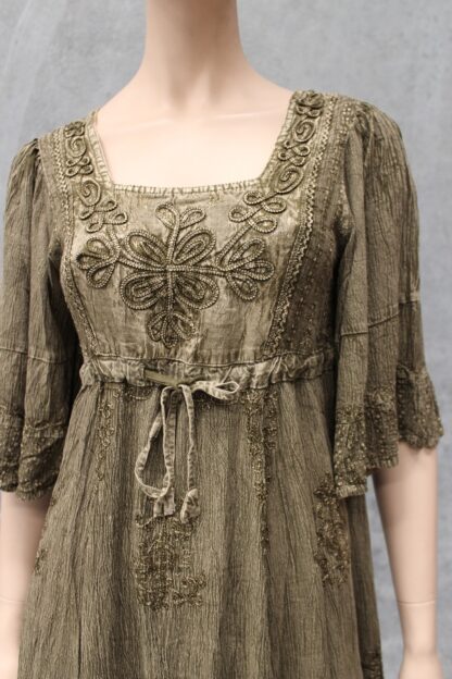Acid Wash Angel Sleeve Dress - Image 15