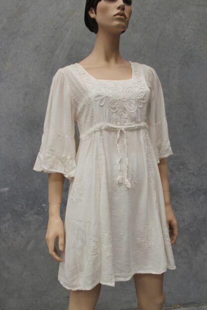 Acid Wash Angel Sleeve Dress - Image 23