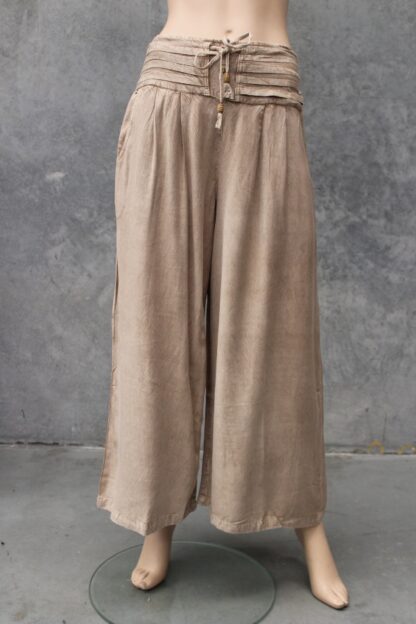 WIDE LEG Pleat Waist Band Pant BACK IN 3 COLS! - Image 4
