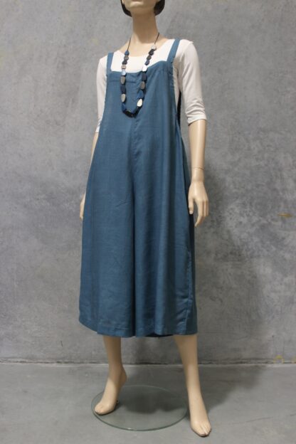 Linen Mix Wide Leg  Jumpsuit BLACK BACK SOON! - Image 16
