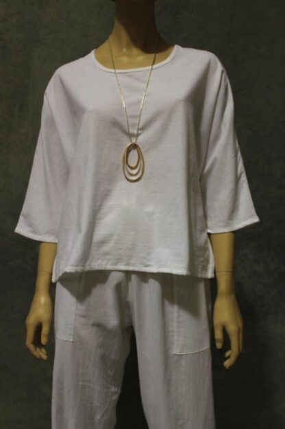 Dolman Sleeve Plain Cotton Top - Image 11