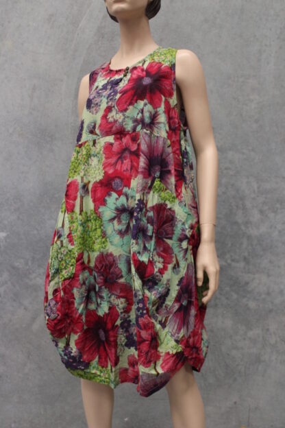 Assorted Print 7502 Balloon Pocket Dress ASSORTED FLORALS NEW BATCH! - Image 7