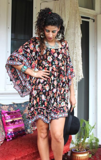 Rayon Crepe Angel Sleeve Dress FLORAL $22.50 - Image 10