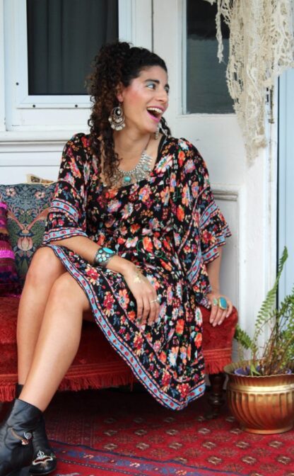 Rayon Crepe Angel Sleeve Dress FLORAL $22.50 - Image 11