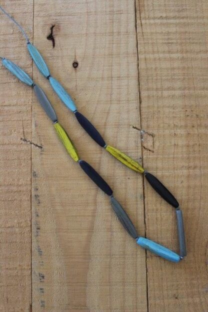 Wooden Noodle Necklace