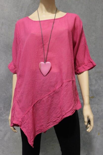 Diagonal Panel Cotton Top - Image 9