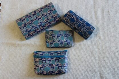 Embossed Leather Small Coin Purse - Image 2
