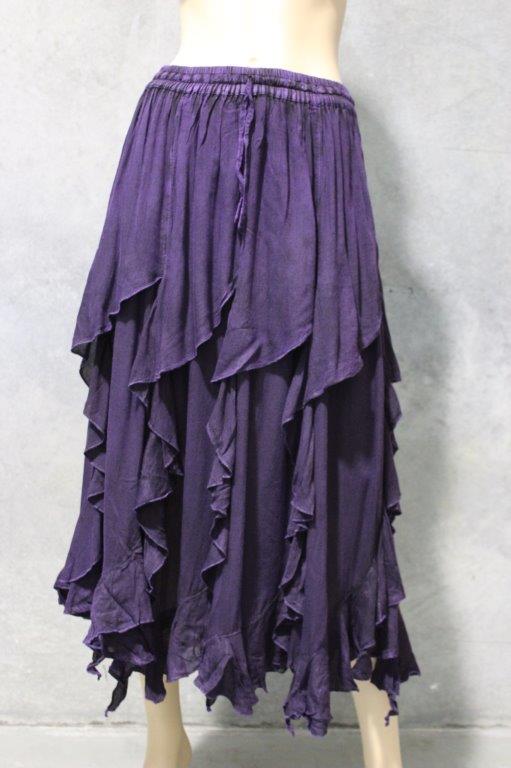 Fluted Bias Layer Ruffle Skirt NEW COLS ADDED! - Image 6