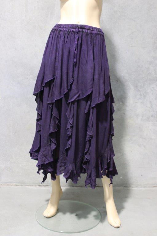 Fluted Bias Layer Ruffle Skirt NEW COLS ADDED! - Image 5