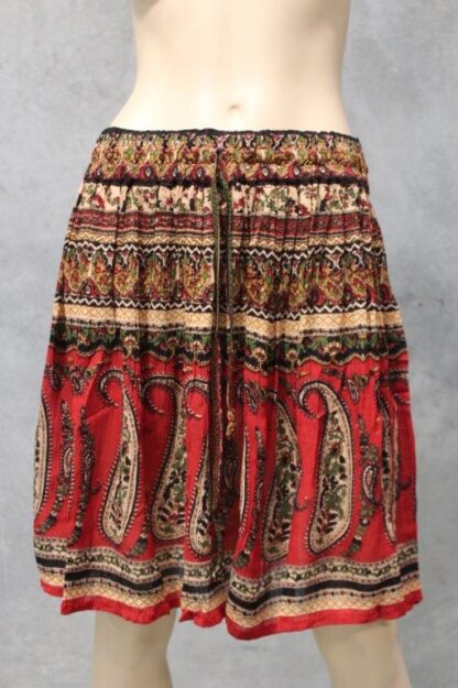Bagru Crinkle Short Skirt - Image 5