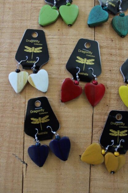 Heart Wood Earring - Image 5