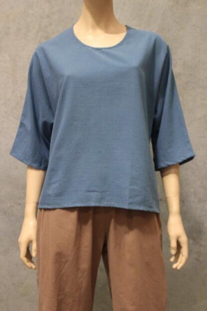 Dolman Sleeve Plain Cotton Top - Image 15