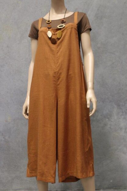 Linen Mix Wide Leg  Jumpsuit BLACK BACK SOON! - Image 15