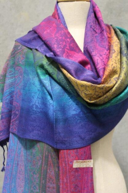 Rainbow Paisley Stole - Image 4