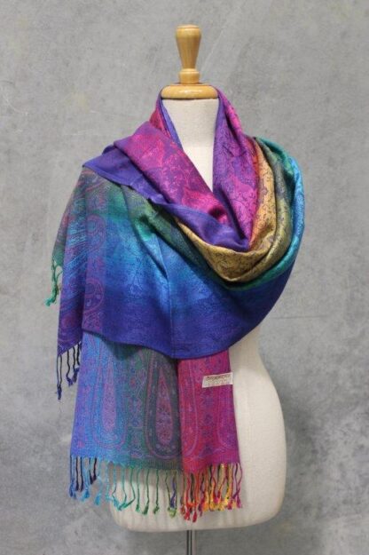 Rainbow Paisley Stole - Image 2