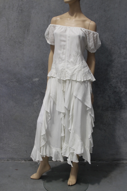 Fluted Bias Layer Ruffle Skirt NEW COLS ADDED! - Image 14