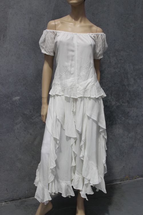 Fluted Bias Layer Ruffle Skirt NEW COLS ADDED! - Image 13