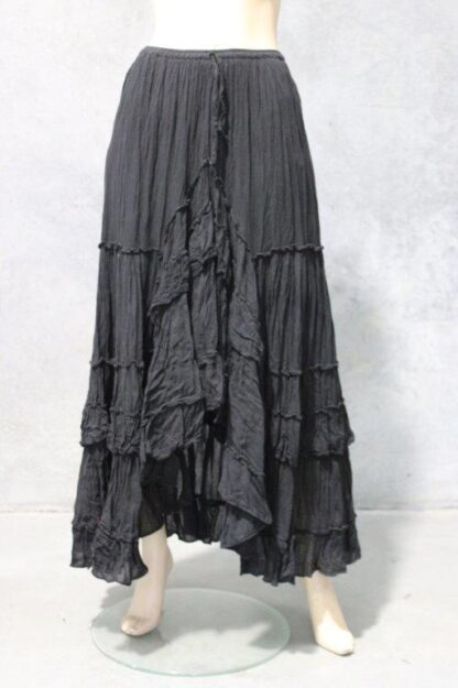 Iberia Ruffled Cotton Skirt - Image 11