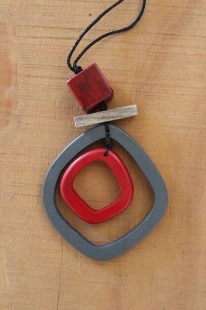 Wood Loop Bar Pendant - Image 4