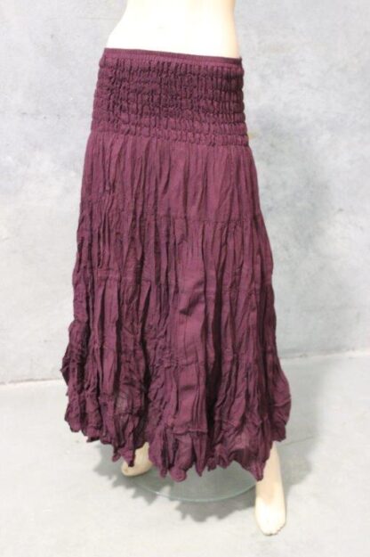 Shirred Cotton Tier Skirt - Image 15