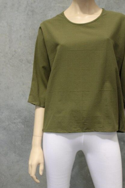 Dolman Sleeve Plain Cotton Top - Image 18