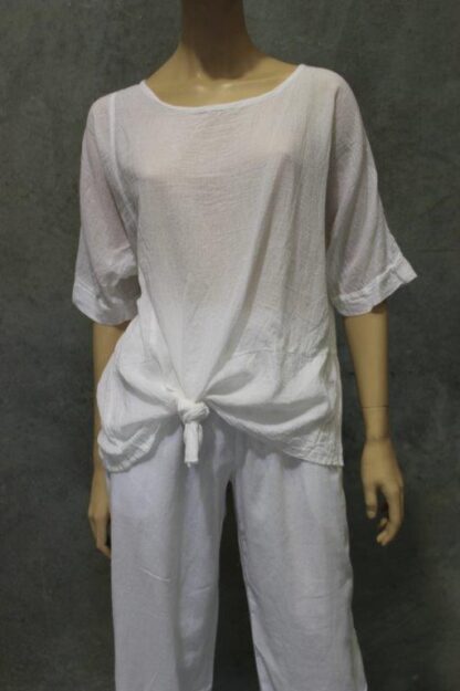 Diagonal Panel Cotton Top - Image 27