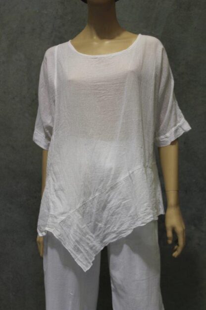 Diagonal Panel Cotton Top - Image 26