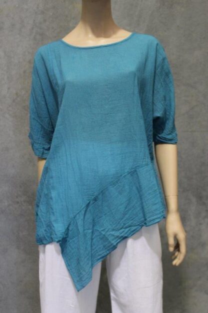 Diagonal Panel Cotton Top - Image 25