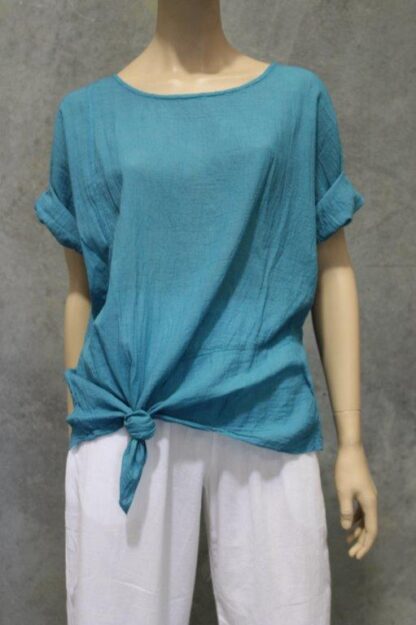 Diagonal Panel Cotton Top - Image 23