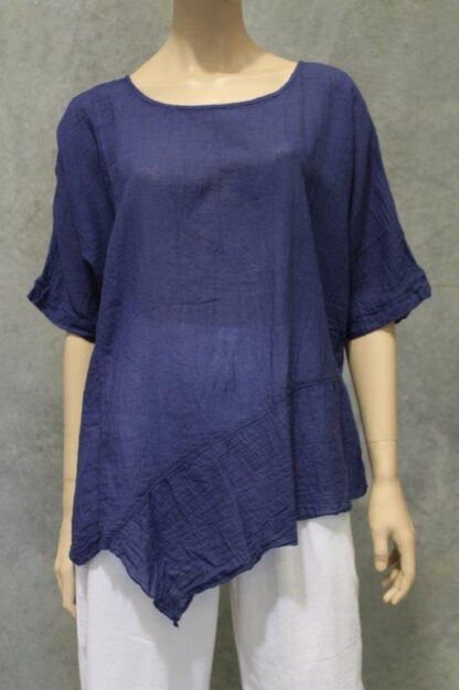Diagonal Panel Cotton Top - Image 21