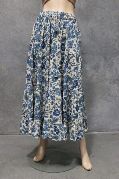 Paisley Crepe Tier Skirt- 3 COLOURS AVAIL! - Image 6