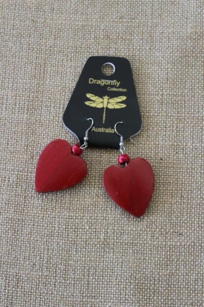 Heart Wood Earring - Image 4