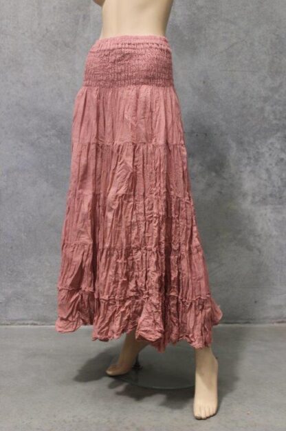 Shirred Cotton Tier Skirt - Image 4