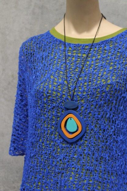 Atomic Pop Wood Pendant
